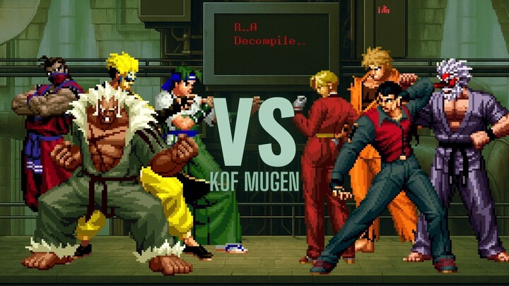 Anti-Kyokugen Team vs Kyokugen Team (Art of fighti