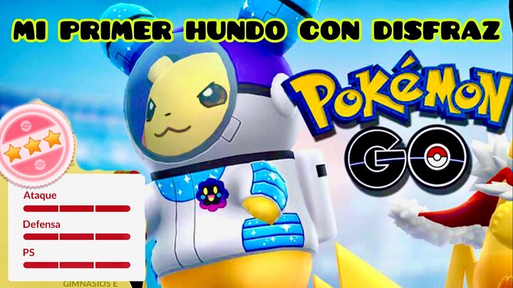 CAPTURÓ MI PRIMER HUNDO Y CON DISFRAZ ✨ POKÉMON GO