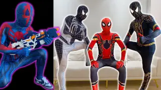 TEAM SPIDER-MAN vs BAD GUY TEAM | NEW BAD-HERO 2 ( Special Live Action ) - Fun Heroes