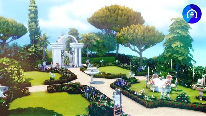 Trellis Gardens Wedding Venue 💒 💐 | The Sims 4 My Wedding Stories | Speed Build | No CC + Download