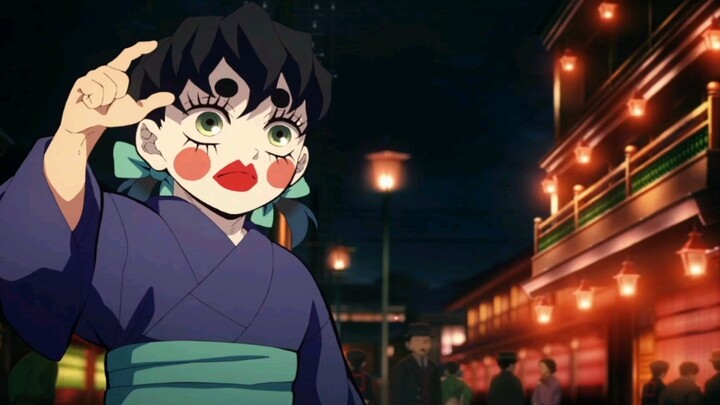 Animasi|Demon Slayer-Inosuke Hashibira Memakai Pakaian Wanita