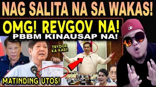 Biglaang Utos! walang Nagawa ang Kongres0! Utos PBBM FPRRD PANELO VPSARA! REACTION VIDEO