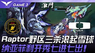 BFX vs DK Raptor Secures Three Kills in the Jungle, Snowballing to Victory! Nayra Phili Shines with 