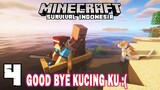 NINGGALIN KUCINGKU DEMI VILLAGER😭 - Minecraft Survival Indonesia (Ep.4)