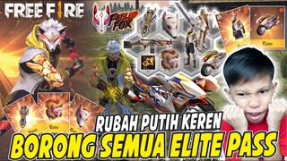 BOCIL NGEBORONG SEMUA ELITE PASS KEREN! RUBAH PUTIH AJIB BANGET! - GARENA FREE FIRE INDONESIA