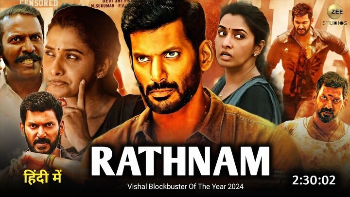 Rathnam Full Movie Hindi Dubbed 2024 Review | Vishal New Movie | South Movie | Rathnam Collection