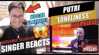 Putri Ariani Kembali Bawakan Lagu LONELINESS di IGT 2023 | Indonesia's Got Talent 2023 | REACTION