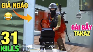 [PUBG Mobile] Xém Dính Bẫy Khi Gặp Thanh Niên Giả Ngáo | Dụ TAKAZ Đâu Có Dễ | T98