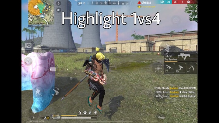 [Higlight Free Fire] Hành trình 1vs4 Leo Rank Huyền thoại 🥰