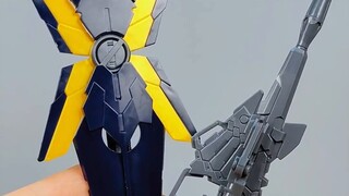 [Model Play Sharing] Blue and Yellow Lion Water Mouth Hell Bandai HGUC Banshee Destruction Mode