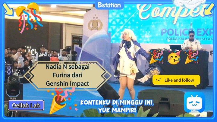 Nadia N sebagai Furina dari Genshin Impact