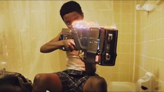 A Young Boy Finds a Powerful Alien Weapon, Which He Uses To Save His Brother From a Crew of Thugs