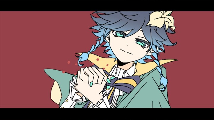 【描改手书/温迪生贺2025】魈温Heart111