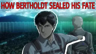 How Bertholdt Sealed His Fate (Attack on Titan Theory)