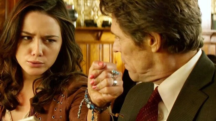 The boy has a third eye and can see things others can't.