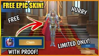 GET FREE EPIC SKIN BY UPDATING YOUR MLBB (WITH PROOF!) MOBILE LEGENDS 2021