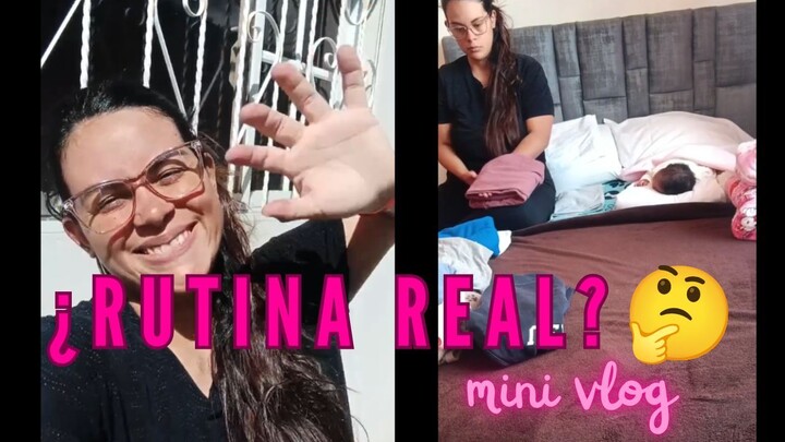 MI RUTINA REAL: Doblando una montaña de ropa mientras mi BEBÉ duerme