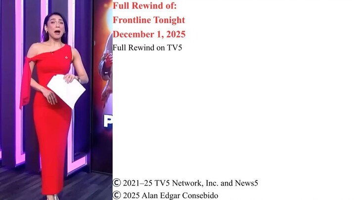 Full Rewind on TV5 | Frontline Tonight – December 1, 2025