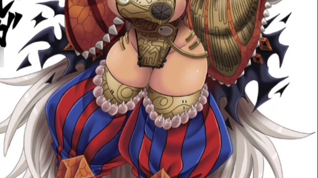 Comparison between the Golden Lily Monster Girl and the original monster (Blaze 14~22)