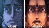 NEW SCENES, KEYFRAME !!! - ANIME vs MANGA - Attack On Titan Season 4 Part 3 Cour 1