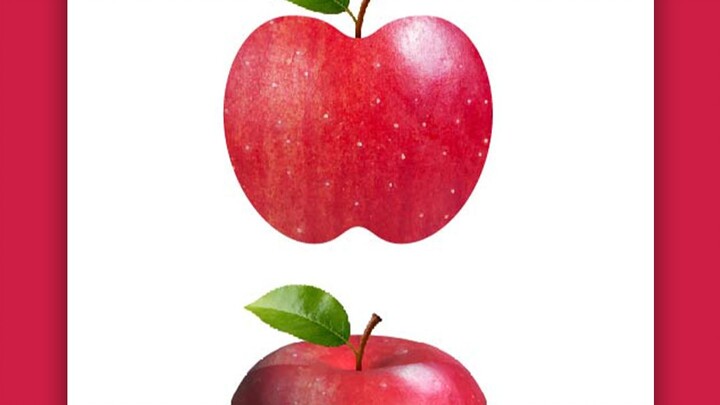 AI-generated 3D apple