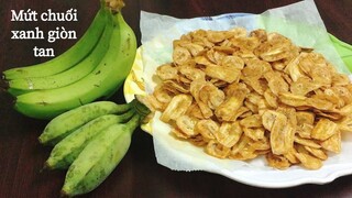 MỨT CHUỐI XANH - Cách làm mứt từ 2 loại chuối xanh giòn tan, thơm vị gừng 😋 😋 😋 | Tra My Cooking