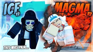 this was pain... | Obtaining NEW "Ice V2" + "Magma V2" on Fruit Batllegrounds...