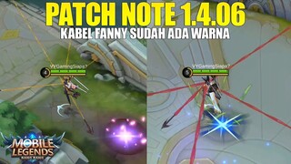 XBORG NERF! KAJA NERF! CHOU NERF! EFEK KABEL BARU FANNY! PATCH NOTE 1.4.06 MOBILE LEGENDS