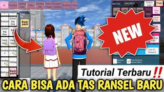 Tutorial Cara Memunculkan Tas Ransel Baru Di Sakura School Simulator