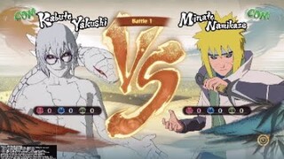Naruto Shippuden Ninja Storm 4 : Kabuto-Sage Mode vs Minato (CPU vs CPU)