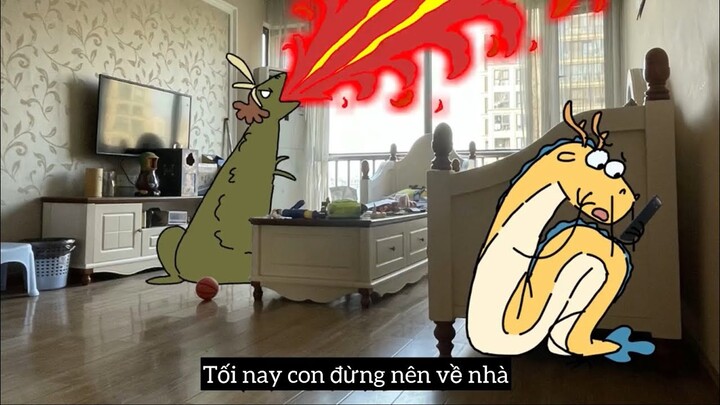 [Vietsub] Bố Của Tôi Là Rồng P2 | Hoạ sĩ Đông Đông - 我的爸爸是条龙