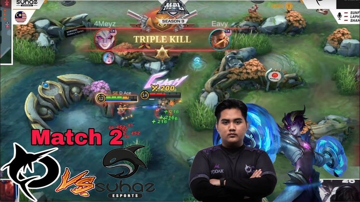 4MEYZ PLAYER BER IQ TINGGI! TODAK BERJAYA MENDAPATKAN GAME 2 VS SUHAZ l UPPER BR