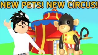 Adopt Me MONKEY AND CIRCUS UDATE! +GIVEAWAY (GIVEAWAY OVER)|| Roblox