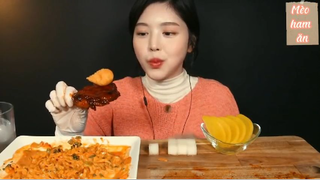Gà nướng than củi, mì hải sản cay sốt kem béo phần 6 #anngonmoingay