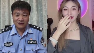Police anti-fraud live broadcast PK beautiful anchor beauty panic: I am also a man