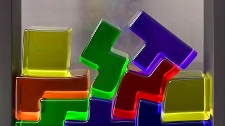 เกมเทตริสเด้งดึ๋ง แอนิเมชัน C4D