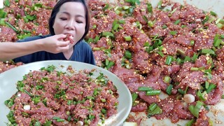 แซ่เพลี้ย สูตรเด็ด เนื้อนุ่มๆ บอกเลยแซ่บหลาย ลองไปทำกินเด้อจ้า แซ่บๆ