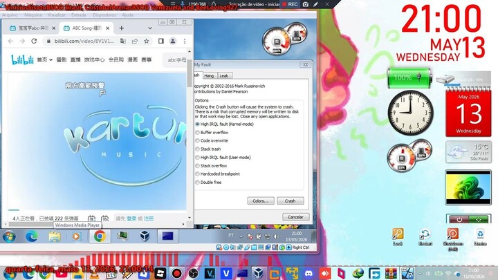 ABC Song Has BSOD VM Windows 7