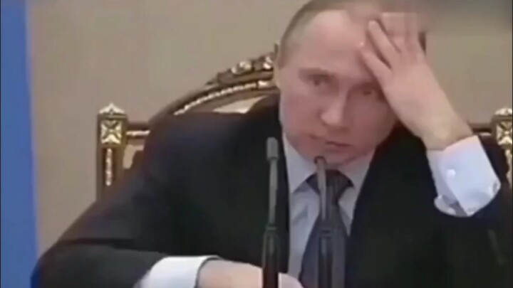 Putin noticed Medvedev was about to fall asleep during a meeting; Putin: Here, take this look and fe