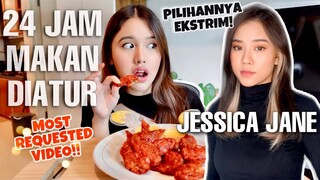 24 JAM MAKAN DIATUR JESSICA JANE!! BERASA CHALLENGE..