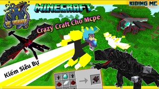 Hướng Dẫn Tải Addon Siêu Crazy Craft Mới Nhất Cho Mcpe 1.14, 1.6 (Có Link) Cực Hay | KIDING MC