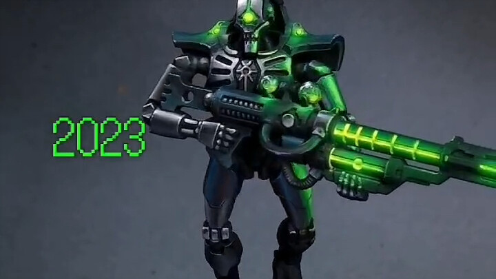 [elminiaturista] Repainting the 2012 Necron Warrior, does the 2023 non-metallic technical paint have