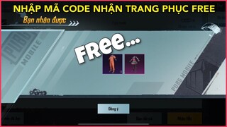 CÁCH NHẬP NHIỀU MÃ CODE NHẬN QUÀ TRANG PHỤC FREE DỄ DÀNG || PUBG MOBILE