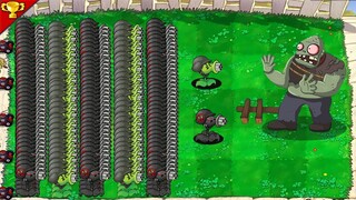 Plant vs Zombies ✔️DOOM Gatling Pea vs Gatling Pea vs Gargantuar Boss  -- PVZ 2022 🅿127