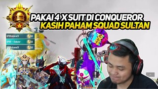 Pake 4 X Suit Di Rank Conqueror, Langsung Ketemu Lawan2 Sultan