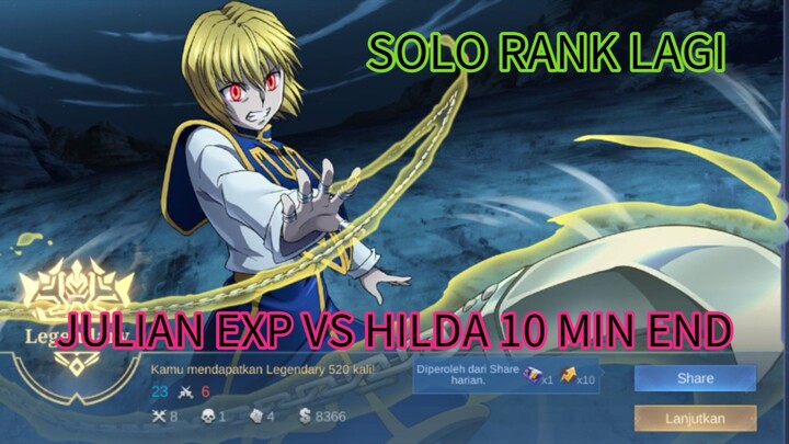 JULIAN EXP -【MOBILE LEGENDS】#BstationKreator #BstationMLBB #BestOfBest #VCreator #VCreatorsID
