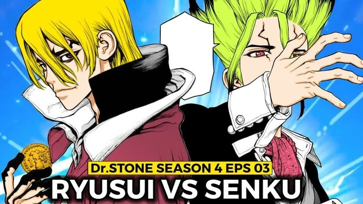 Dr.Stone Season 4 Episode 03  -  Senku Menantang Ryusui Bermain Poker