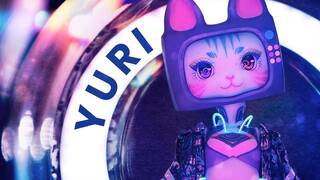 Yuri • Cyborg Catgirl inspired by STRAY • MEEKO Custom Doll Collab with Moonlight Jewel and Etellan