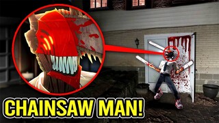 IF YOU SEE CHAINSAW MAN OUTSIDE OF YOUR HOUSE, RUN!! (DENJI ATTACKED ME)