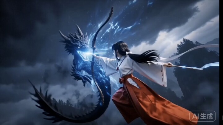 Kikyo Live-Action Version: Unerring Shot | Demon-Slaying [High-Energy Mashup] (InuYasha Live-Action)